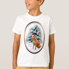 Camiseta Presentes de Natal Terrier irlandeses