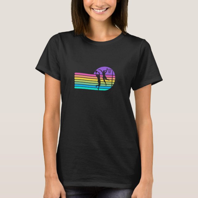 Camiseta Presentes de Netball para Meninas Mulheres Vestir  (Frente)