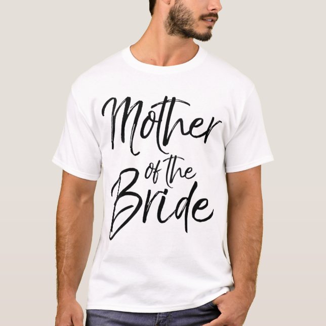 Camiseta Presentes de noiva de casamento para a mãe, mãe li (Frente)