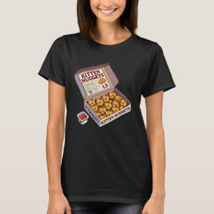 Camiseta Presentes de Nuggets de Comida para Gatos Amantes