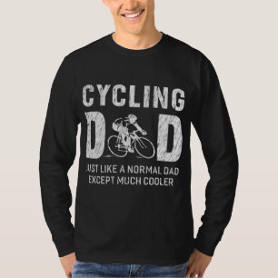 Camiseta Presentes De Pai De Ciclo Para Homens De Bicicleta