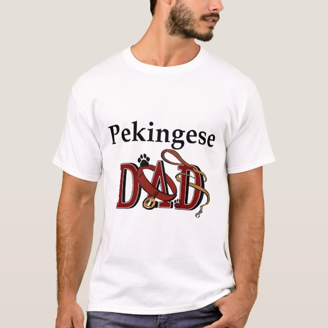Camiseta Presentes de Pai Pekingeses (Frente)