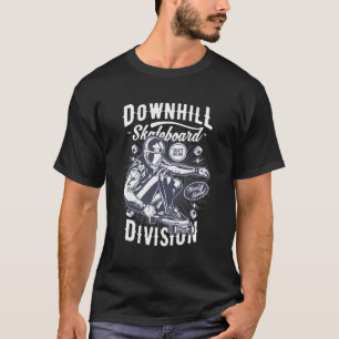 Camiseta Presentes De Patinador De Distressão Para Roupas D
