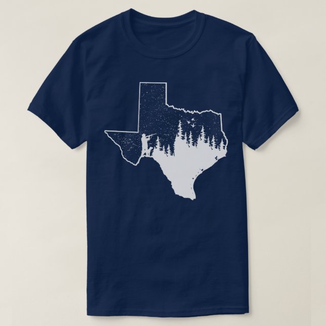 Camiseta Presentes de Pato Caçador do Texas (Frente do Design)