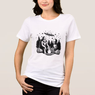 Camiseta Presentes De Pé-Grande E Alienígena Para Lover Ext