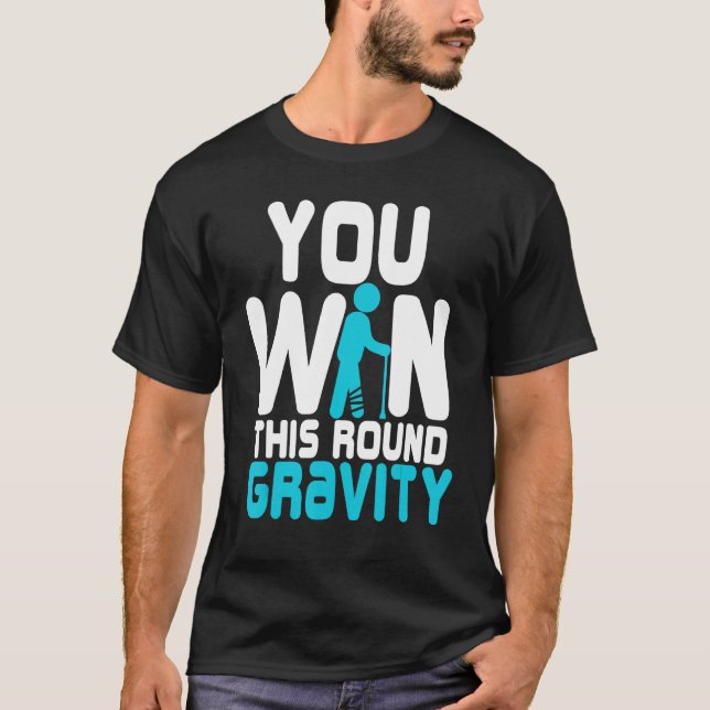 Camiseta Presentes De Perna Quebrada Para Crianças Que Você (Frente)
