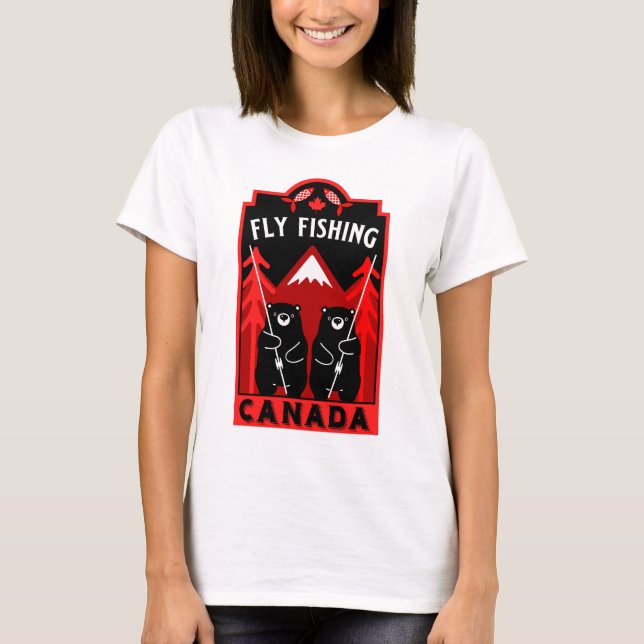 Camiseta Presentes de pesca canadianos (Frente)