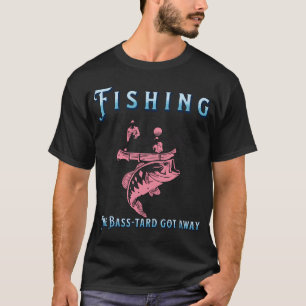 Camiseta Presentes de pesca engraçados, O bass-tard escapou