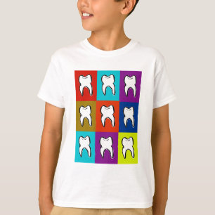 Camiseta Presentes de Popart do dentista