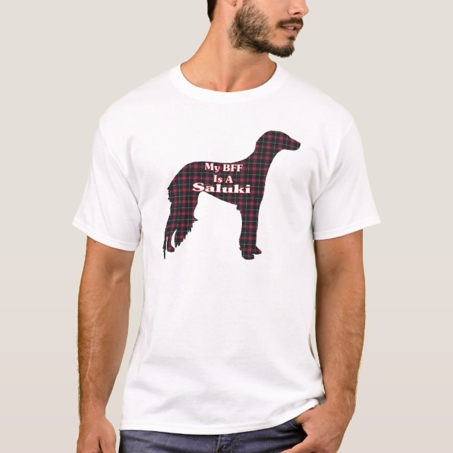 Camiseta Presentes de Saluki BFF (Frente)