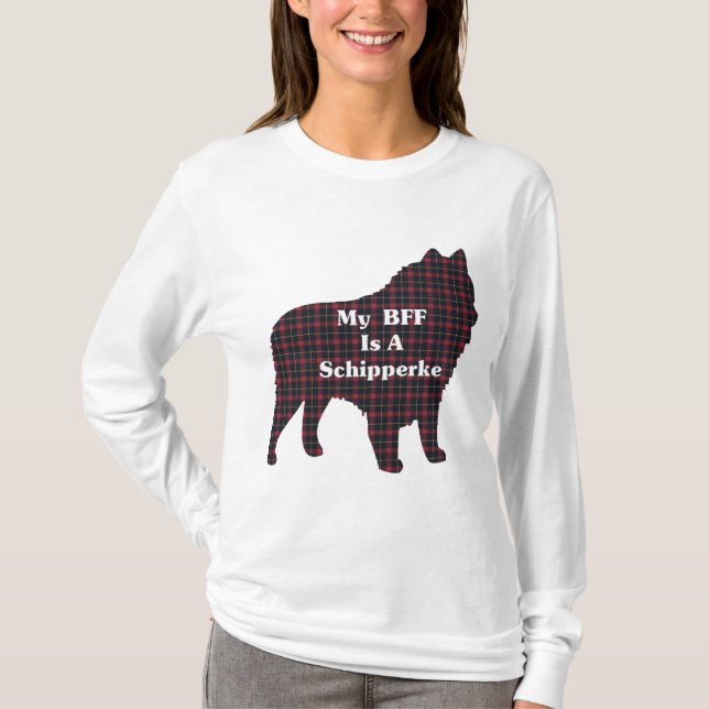 Camiseta Presentes de Schipperke BFF (Frente)