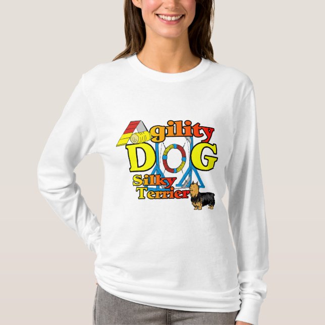 Camiseta Presentes de Sensível_Terrier_Agilidade (Frente)
