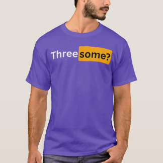 Camiseta Presentes de sexo a três para homens e mulheres am