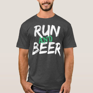 Camiseta Presentes De Sobrecarga De Cerveja E Bebendo Corre