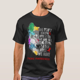 Camiseta Presentes de suporte de fita de sensibilização por