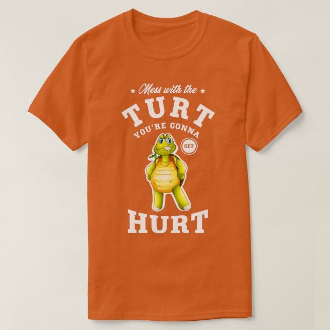Camiseta Presentes de tartaruga para um ClassicCopy de vent (Frente do Design)