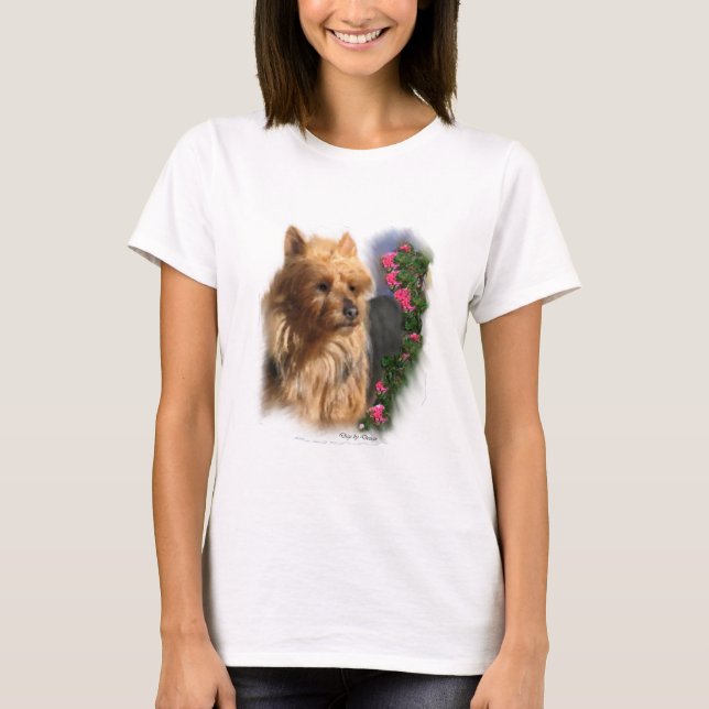 Camiseta Presentes de Terrier Art australianos (Frente)