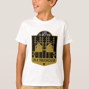 Camiseta Presentes De Treehouse Playhouse E Roupa