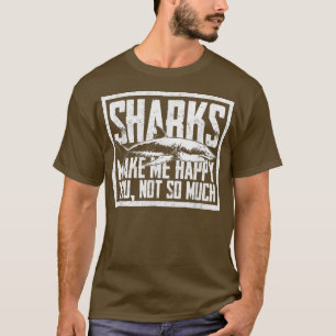 Camiseta Presentes de tubarão para pavimentação de tubarões