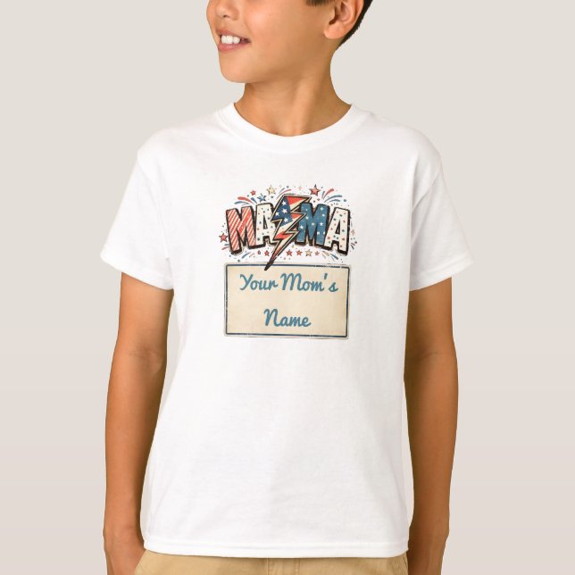 Camiseta presentes dia das mães - mamãe (Frente)