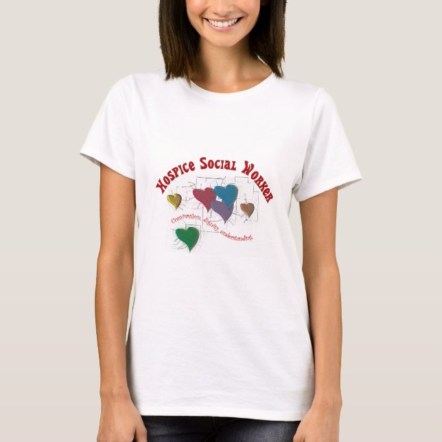 Camiseta Presentes do assistente social do hospício (Frente)