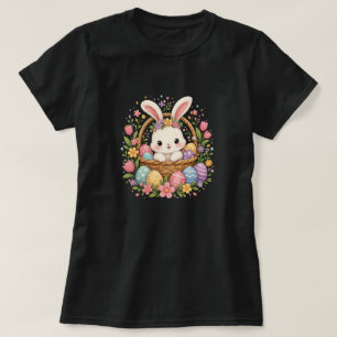 Camiseta Presentes do Coelho de Páscoa Equipe de Caça ao Ov