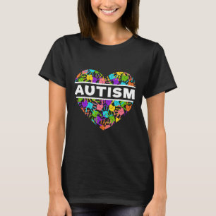 Camiseta Presentes do Dia de Conscientização do Autismo-Peç
