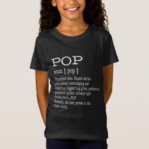 Camiseta Presentes do Dia de os pais Vovô de Definição pop 
