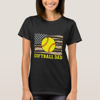 Camiseta Presentes do Dia dos Pais Patrióticos Masculinos B