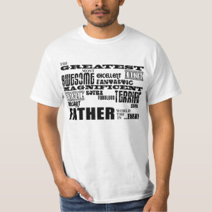 Camiseta Presentes do divertimento para pais: O grande pai