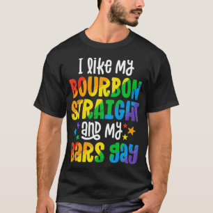 Camiseta Presentes do Gay do Bar do Orgulho Burbon Engraçad