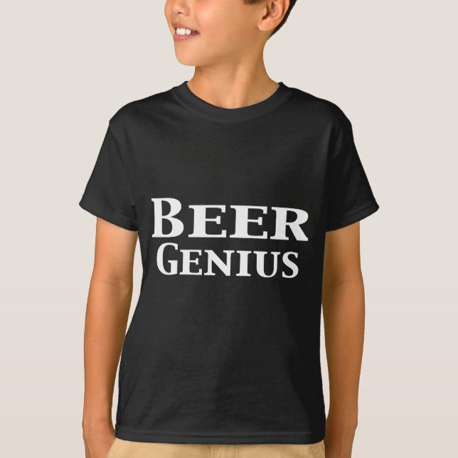 Camiseta Presentes do gênio da cerveja (Frente)