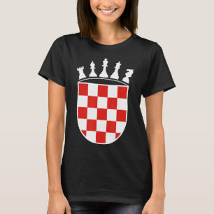 Camiseta Presentes do jogador de xadrez para croata