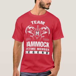 Camiseta Presentes do Membro de Vida da Equipe HAMMOCK 