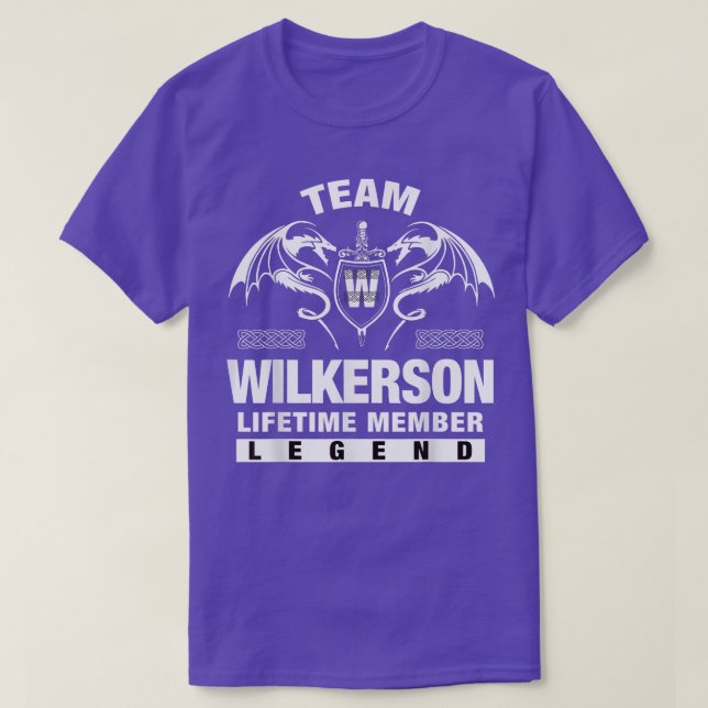 Camiseta Presentes do Membro de Vida do Team WILKERSON (Frente do Design)