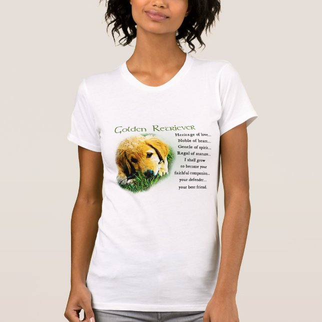 Camiseta Presentes do ouro Retriever (Frente)