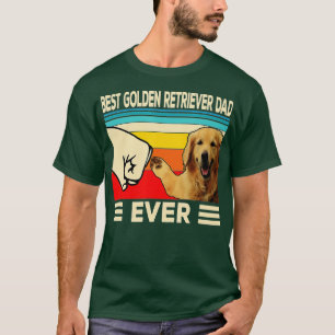 Camiseta Presentes do Ouro Retro-Ouro do Melhor Pai