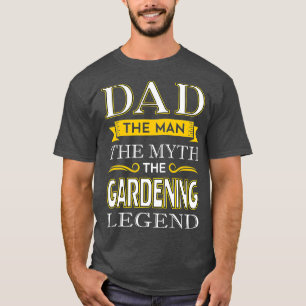 Camiseta Presentes do Pai de jardineiro para o Dia de os pa