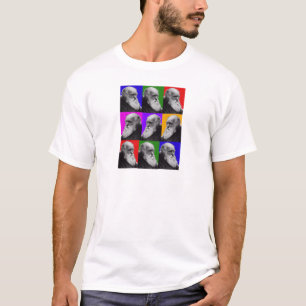 Camiseta Presentes do pop art de Charles Darwin para todas