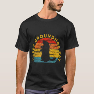 Camiseta Presentes do pôr do sol do dia do esquilo vintage 