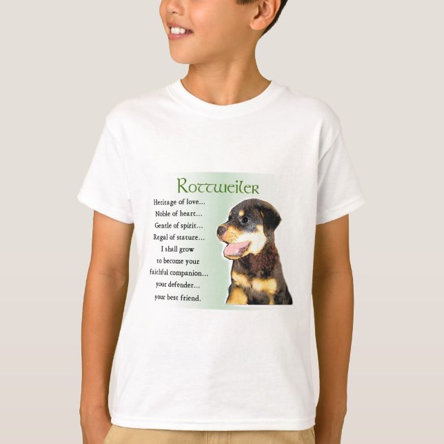 Camiseta Presentes do Rottweiler (Frente)