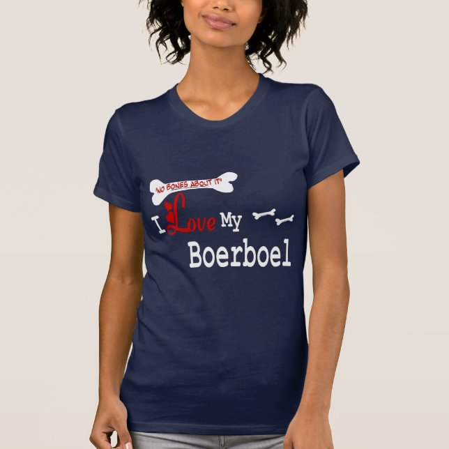 Camiseta Presentes dos amantes de Boerboel (Frente)