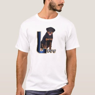 Camiseta Presentes dos amantes de Rottweiler