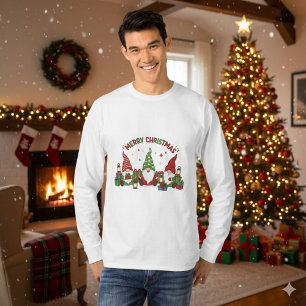 Camiseta Presentes dos Três Gnomos de Natal