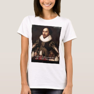 Camiseta Presentes e Cartões de Citação de Shakespeare "Amo