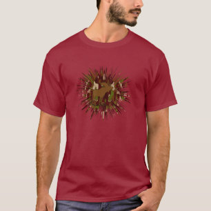 Camiseta Presentes e Convites para Camuflagem Moose