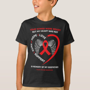 Camiseta Presentes Em Memória Do Meu Padrinho Conscientizaç