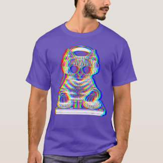 Camiseta Presentes engraçados da música EDM do DJ Cat para 