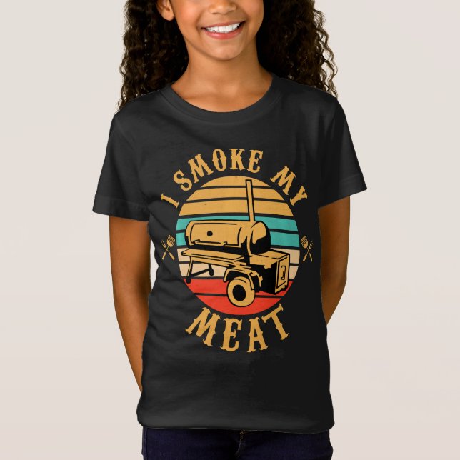 Camiseta Presentes engraçados de CHURRASCO | Eu Fumo O Meu  (Frente)
