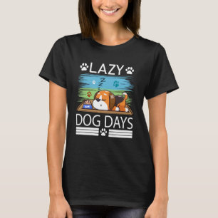 Camiseta Presentes Engraçados de Corgi Fofinho Amante de Ca
